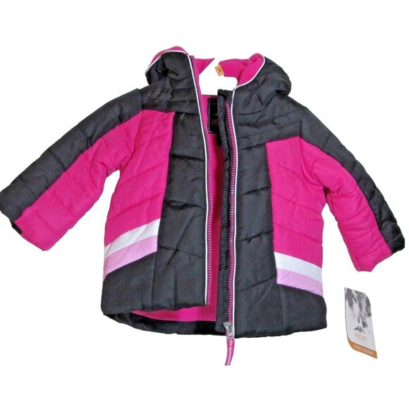 Pacific Trail Girls 2 pc Snowsuit Bibs Pants and Jacket Coat 12 Months New - Picture 3 of 6